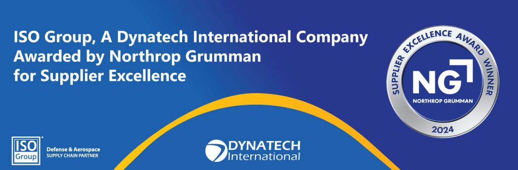 ISO Group receives Supplier Excellence Award from Northrop Grumman.